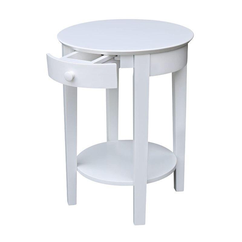 International Concepts International Concepts Phillips Accent Drawer Table, White