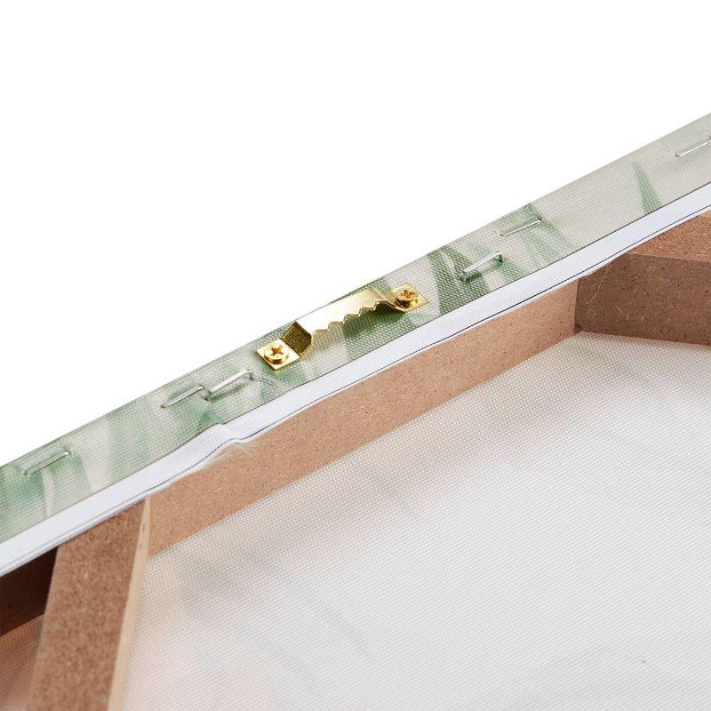 Madison Park 16"x20" Jungle Wild Regal Lion Print Canvas Natural Wall Art Lion Green