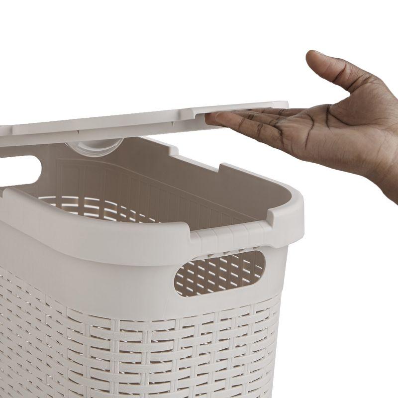 Mind Reader 40 Liter Slim Laundry Basket