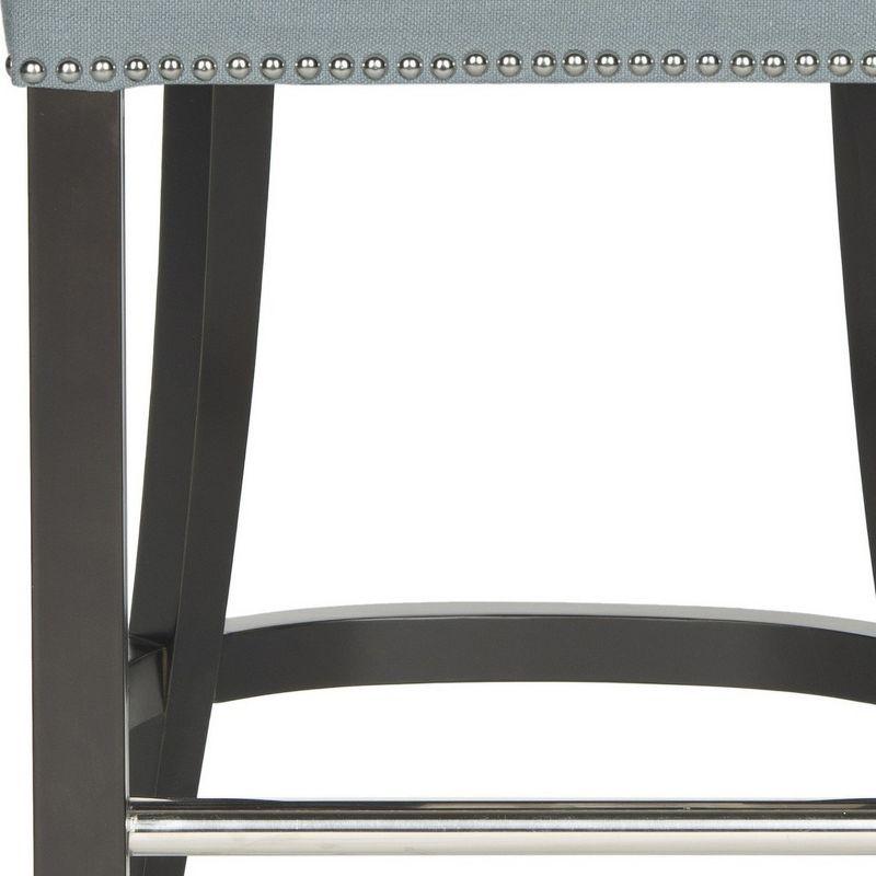 Addo Ring Counter Stool - HUD8241 - Sky Blue - Safavieh