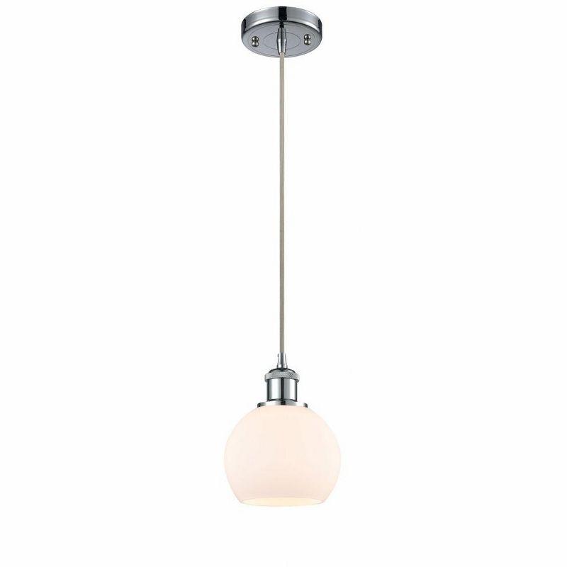 Innovations Lighting Athens 1 - Light Pendant in  Polished Chrome