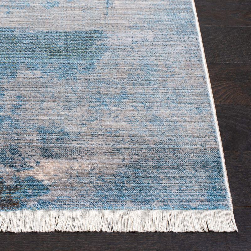 Vintage Persian VTP456 Power Loomed Area Rug - Blue/Grey - 4'x6' - Safavieh.