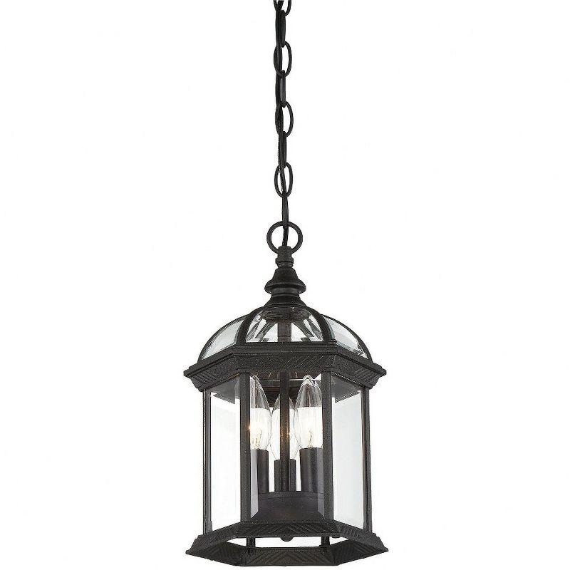 Savoy House Kensington 3 - Light Pendant in  Textured Black