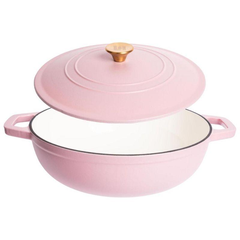 Lexi Home Lexi Home 5 qt. Enameled Cast Iron Round Braiser