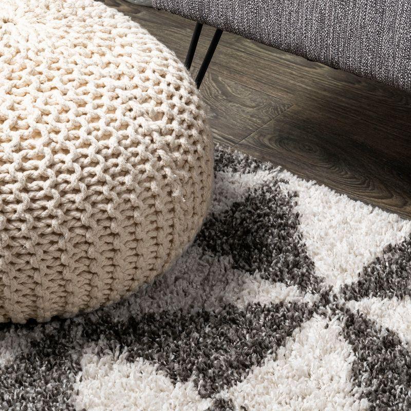 Alcudia Geometric Shag Area Rug  - JONATHAN Y