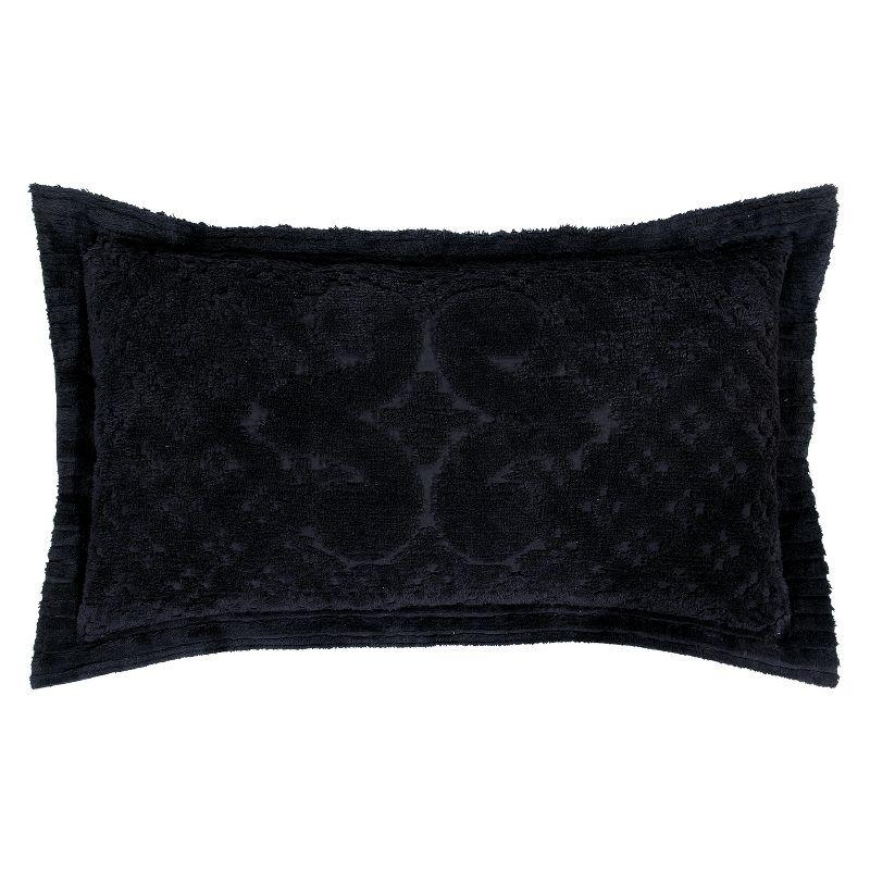 Better Trends Ashton Collection 100% Cotton Tufted Pillow Sham with Medallion Pattern, Machine Washable Pillow Cover for All Season