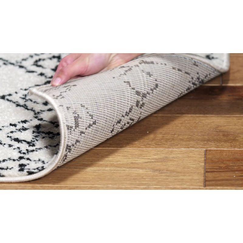 Tulum TUL229 Power Loomed Area Rug - Ivory/Navy - 6'x9' - Safavieh.