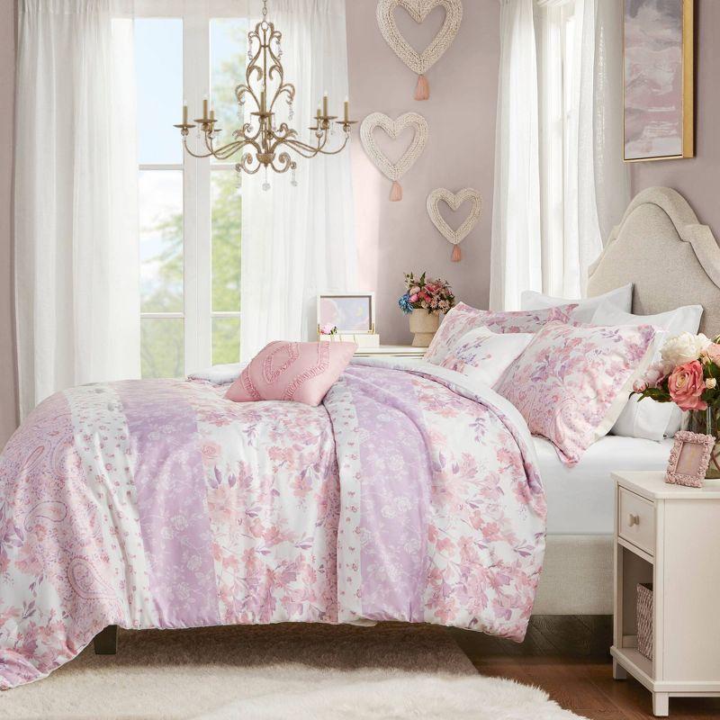 Intelligent Design Floral Paisley Comforter Set