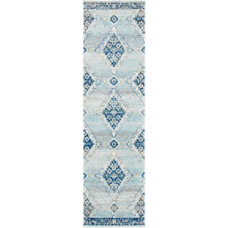 Madison MAD615 Power Loomed Runner Rug - Grey/Cream - 2'3"x6' - Safavieh.