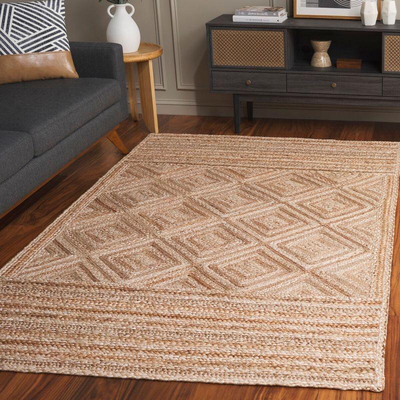 Natural Fiber NF925 Hand Woven Indoor Area Rug - Natural - 5'x8' - Safavieh.