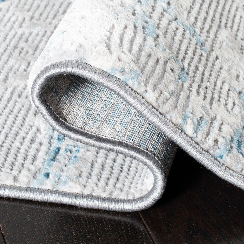 Meadow MDW560 Power Loomed Area Rug - Light Grey/Blue - 8'x10' - Safavieh.