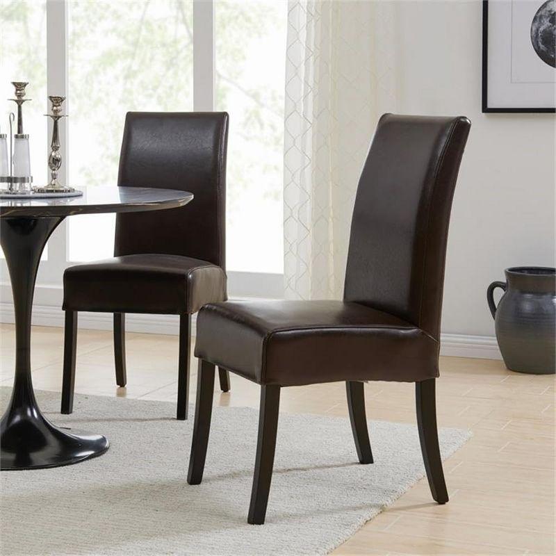 New Pacific Direct Valencia Bicast Leather Chair,Set of 2