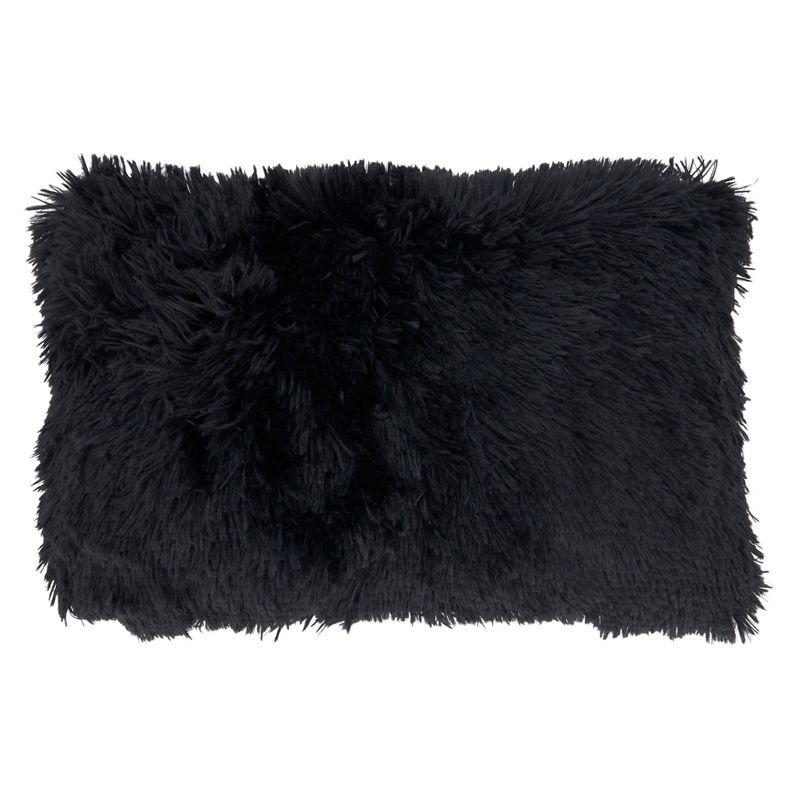 Classic Down-Filled with Faux Fur Design Throw Pillow - Saro Lifestyle