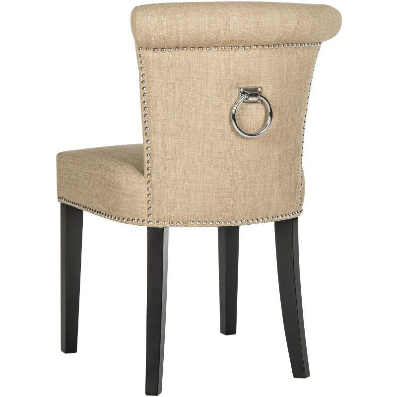 Sinclair 21''H Ring Chair (Set of 2) with Silver Nail Heads  - Safavieh