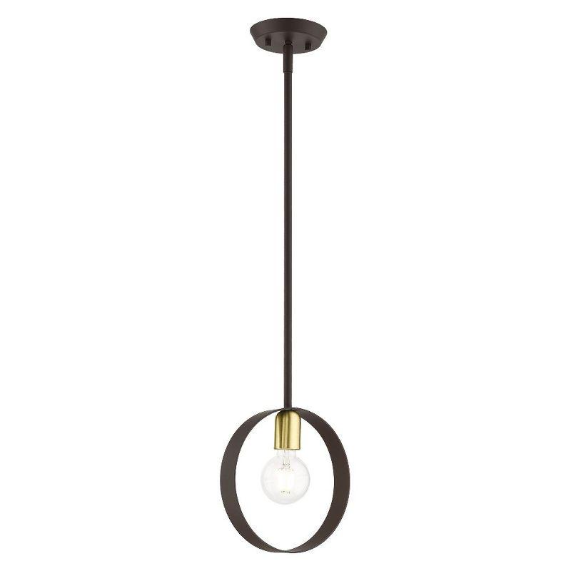 Livex Lighting Modesto 1 - Light Pendant in  Bronze