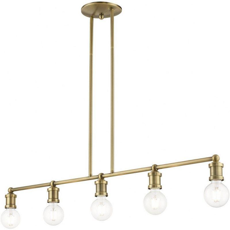 Livex Lighting Lansdale 5 - Light Chandelier in  Antique Brass