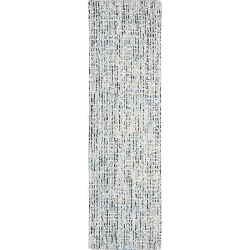 Abstract ABT468 Hand Tufted Indoor Accent Rug - Blue/Charcoal - 2'3"x4' - Safavieh