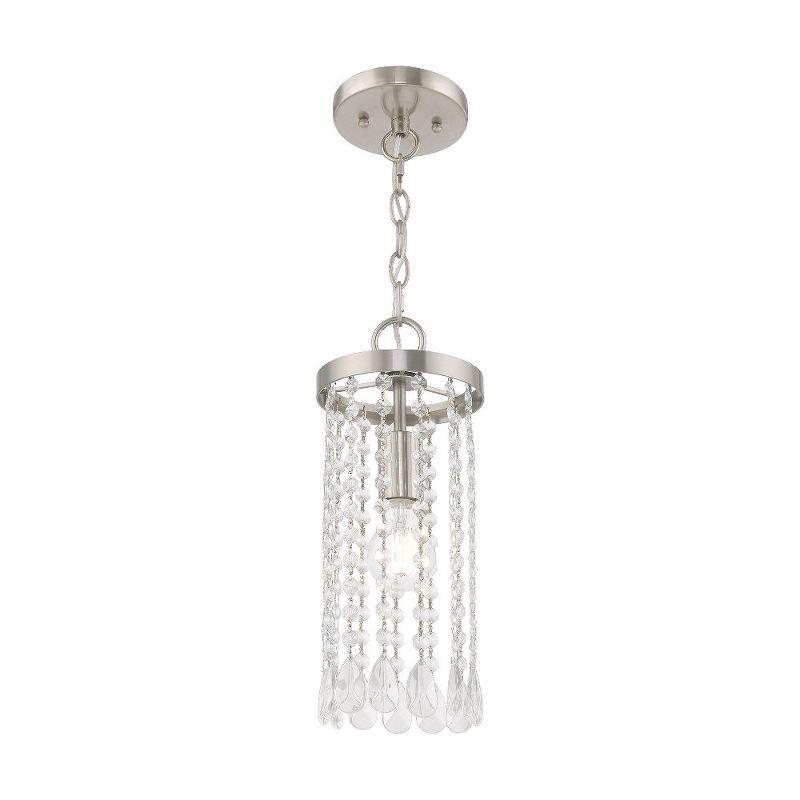 Livex Lighting Elizabeth 1 - Light Pendant in  Brushed Nickel