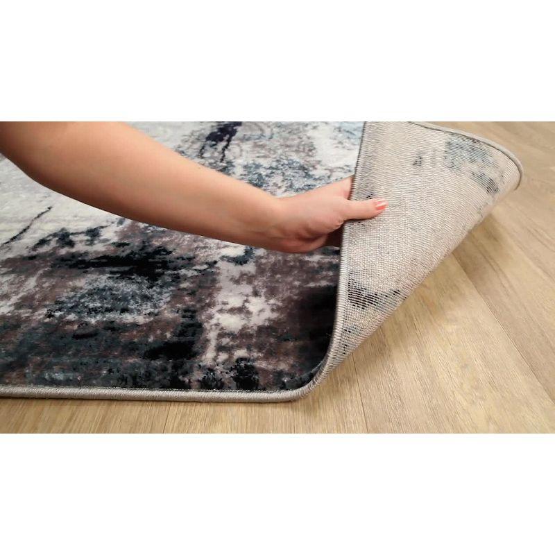 2'x3' Zion Modern Rugs Black - Artistic Weavers