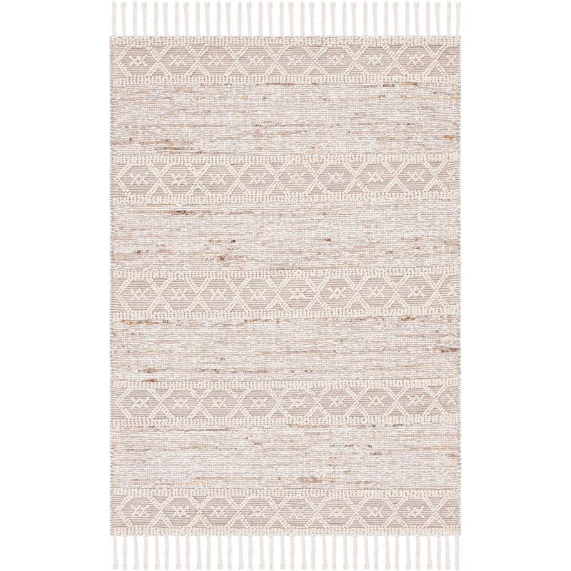Natura NAT295 Hand Woven Indoor Accent Rug - Ivory/Beige - 3'x5' - Safavieh