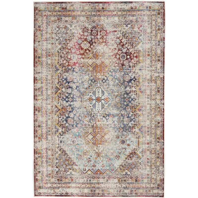 Nourison Vintage Kashan Distressed Floral Indoor Area Rug