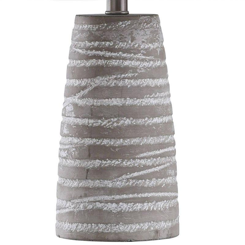 Aaron Table Lamp Gray Wash - StyleCraft