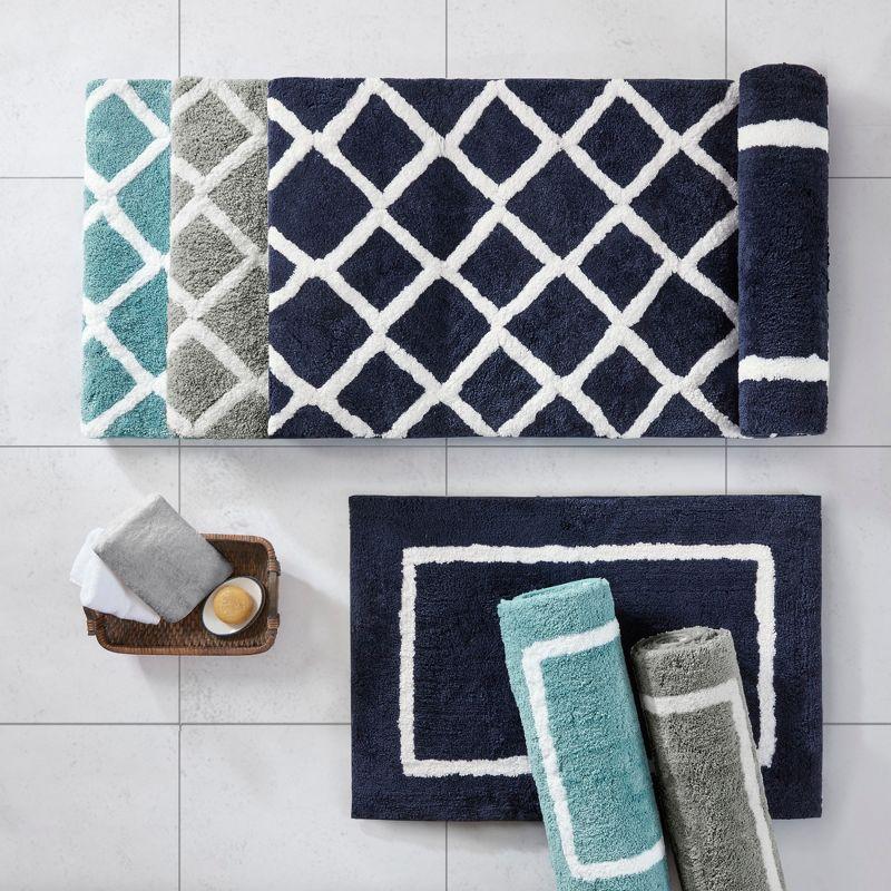 Madison Park Bittman Reversible High Pile Tufted Bath Rug