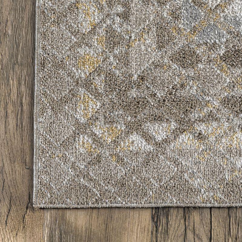 nuLOOM Carley Machine Washable Geometric Area Rug