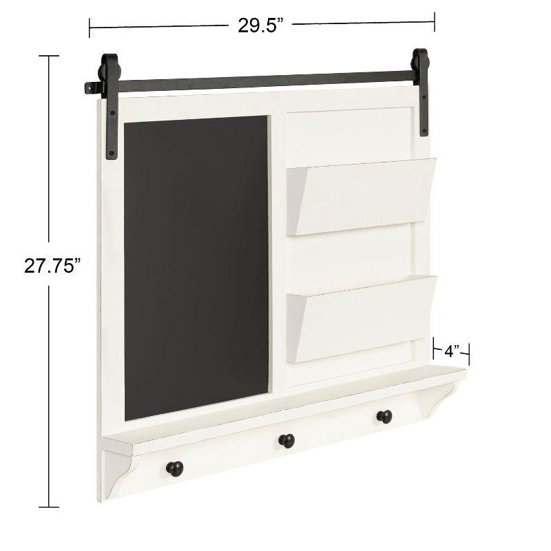 30"x28" Cates Magnetic Wall Organizer with Pockets - Kate & Laurel All Things Decor