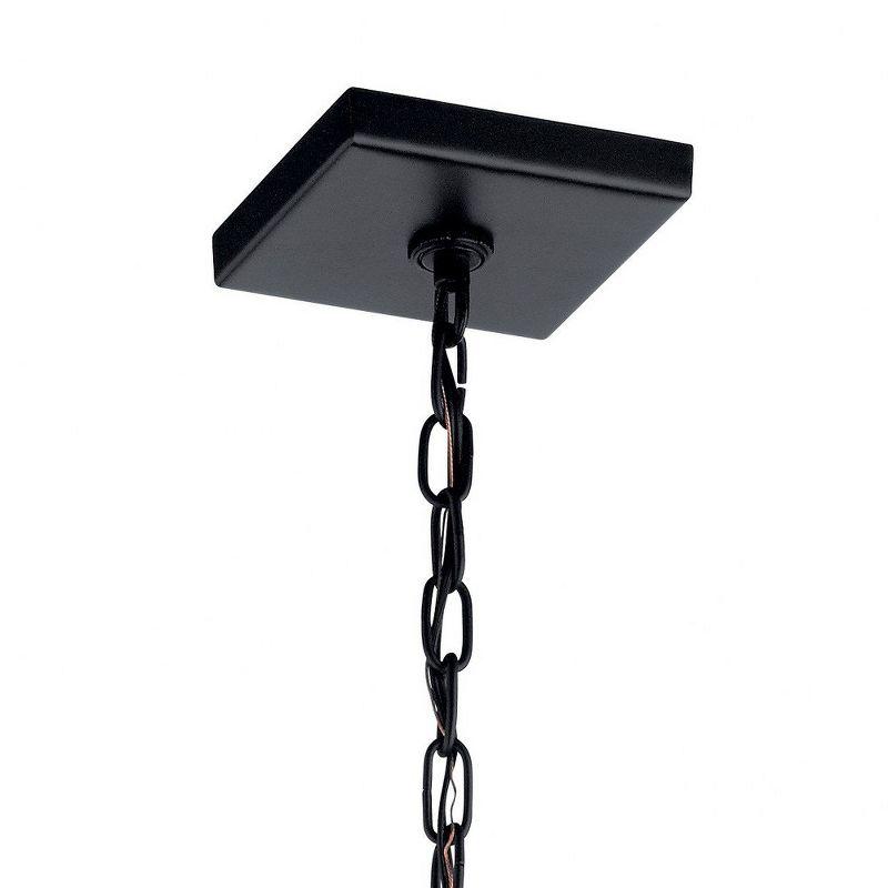 Vath™ 8" 1 Light Pendant Black