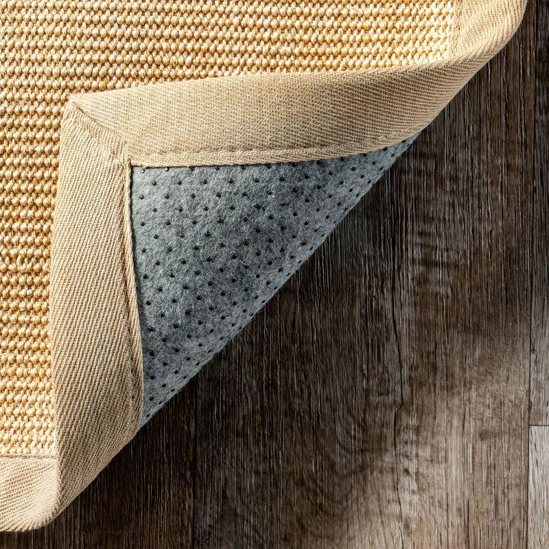 3'x5' Machine Woven orsay sisal Accent Rug Beige - nuLOOM: Modern Indoor Low Pile Skid-Resistant Area Rug