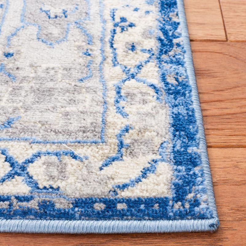 Brentwood BNT852 Power Loomed Indoor Area Rug - Blue/Grey - 9'x12' - Safavieh