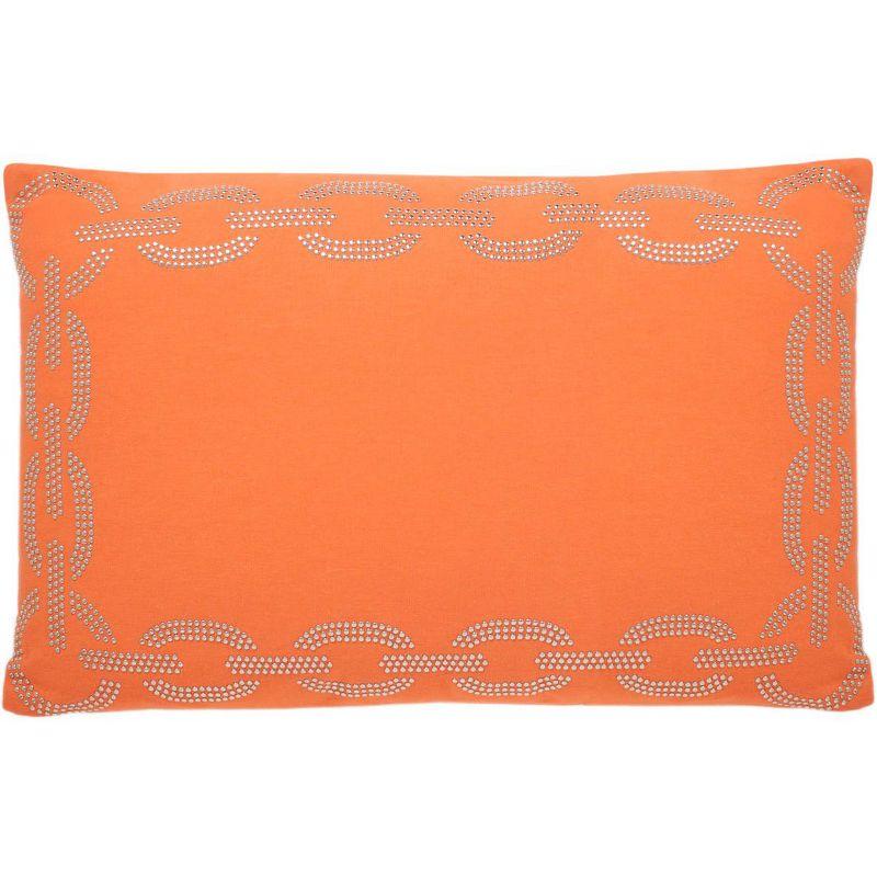 Melgoza Abstract Reversible Throw Pillow