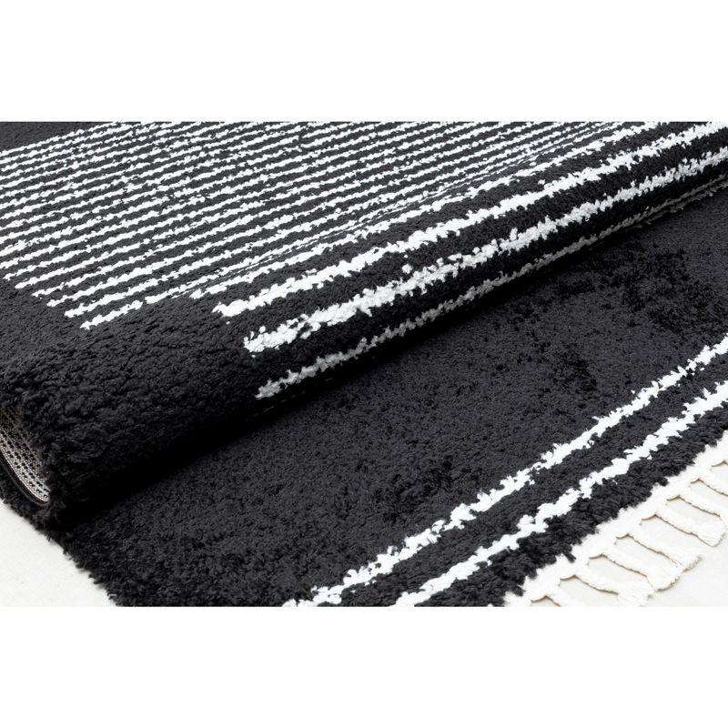 Colletti Bennett Modern Ebony Twilight Area Rug