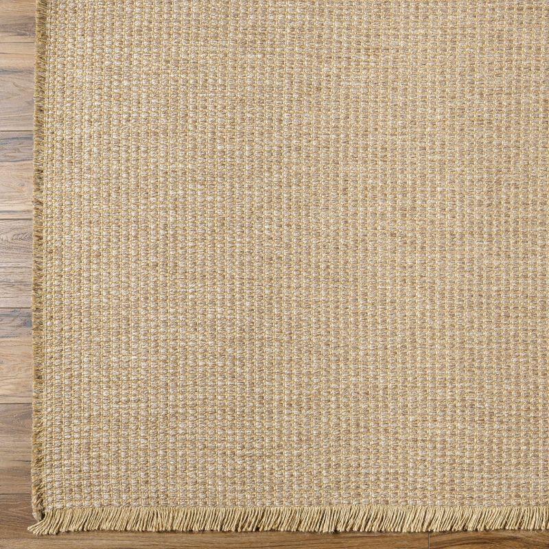 Hauteloom Rectangle Area Rug  Light Brown