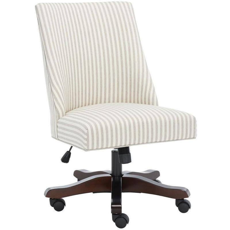 Scarlet Desk Chair - Beige Stripe - Safavieh