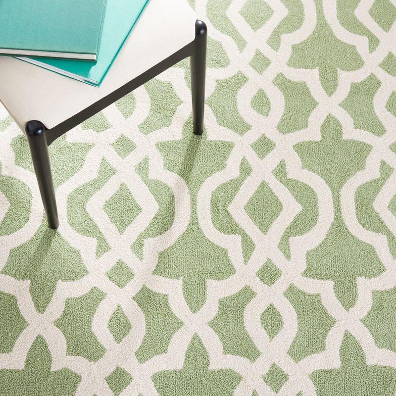 Four Seasons FRS466 Hand Tufted Area Rug - Seafoam/Ivory - 8'x10' - Safavieh.