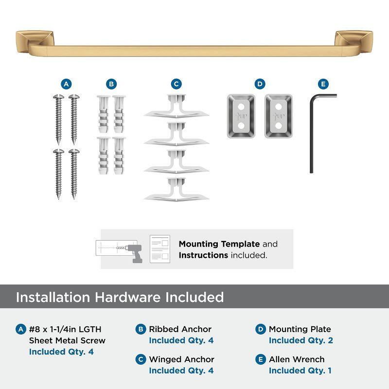 Amerock Highland Ridge Champagne Bronze 24 inch (610mm) Towel Bar