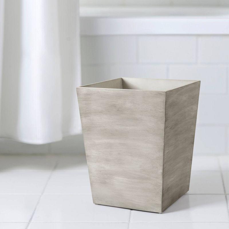 Solid Wood Open Waste Basket