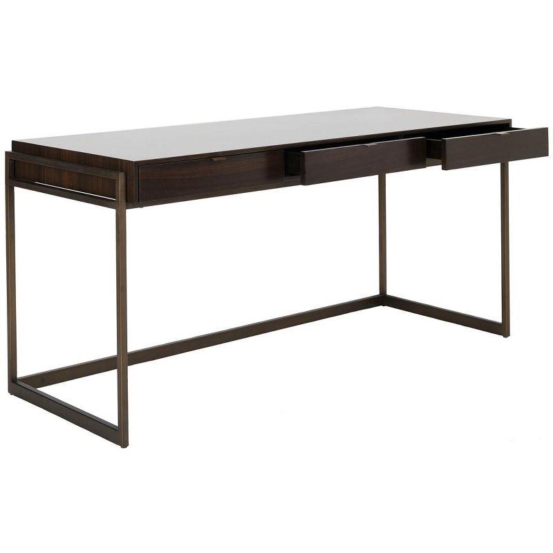 Genevieve Writing Desk - Brown - Safavieh