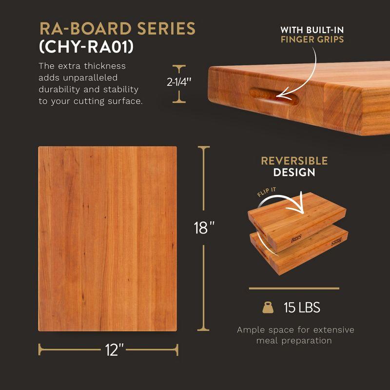 John Boos Wood Edge Grain Reversible Cutting Board