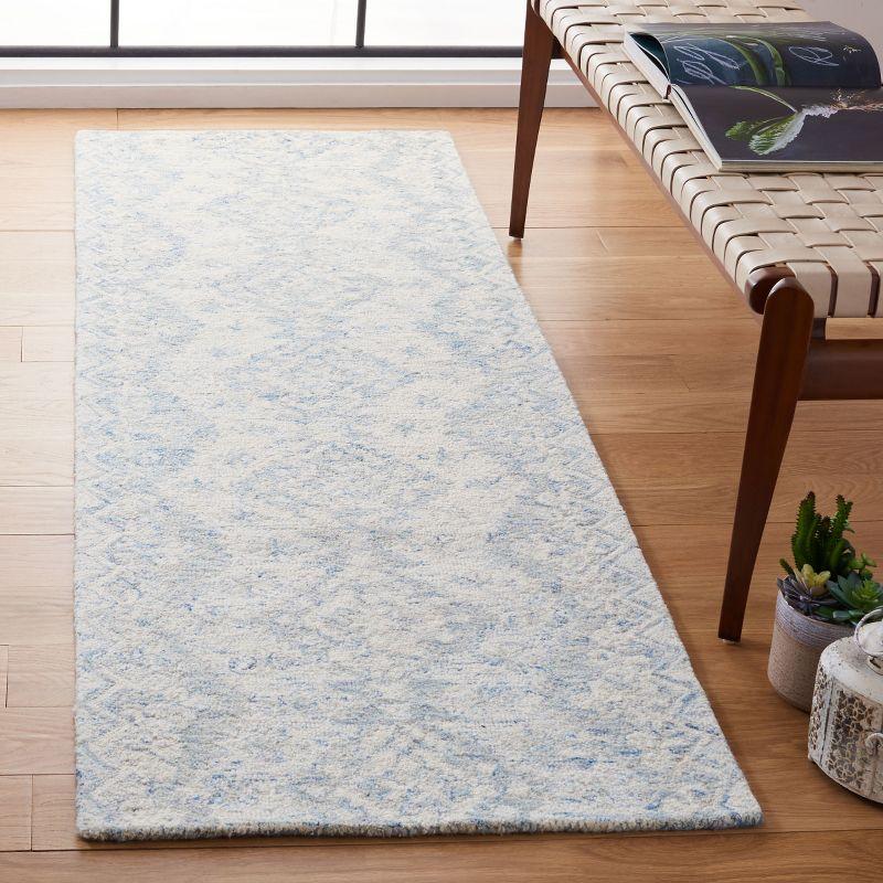 Micro-Loop MLP951 Hand Tufted Indoor Accent Rug - Ivory/Blue - 2'3"x4' - Safavieh