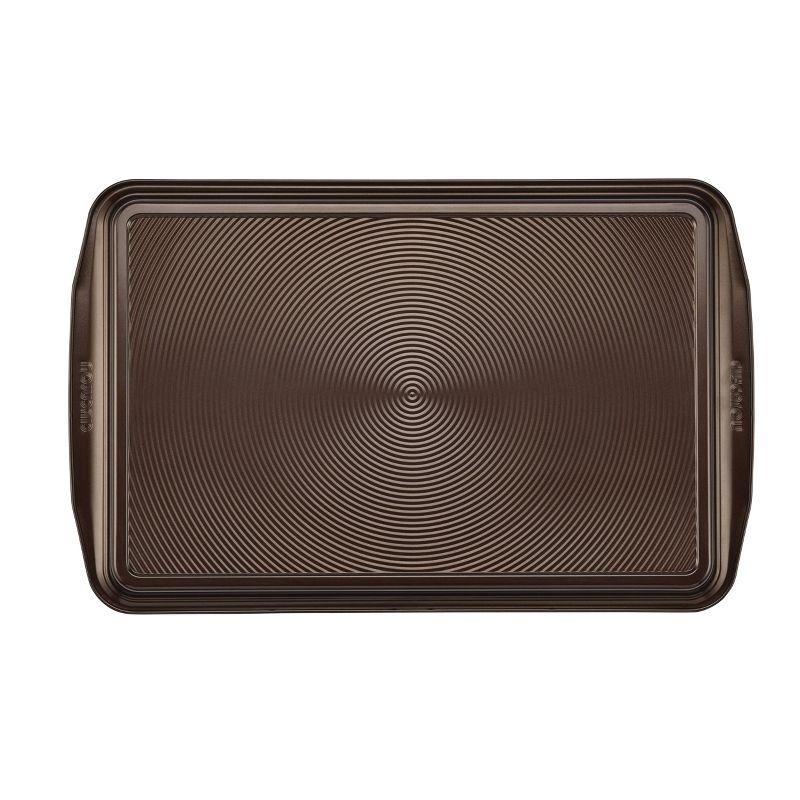 Circulon Nonstick Cookie Sheet Set Chocolate Brown: Steel Baking Pan, Even-Heating, Dishwasher & Oven Safe, 16.5"x12.1"