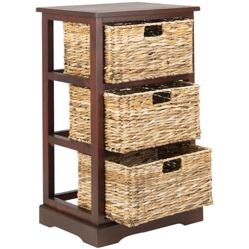 Halle Storage Side Table - AMH5738 - Cherry - Safavieh Couture