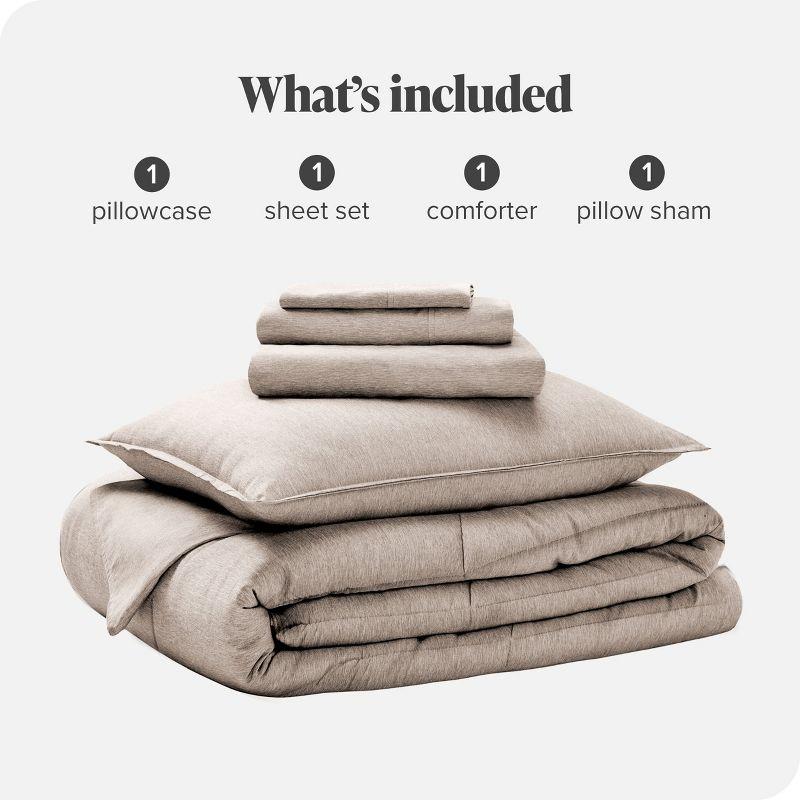 Bare Home Microfiber Complete Bedding Set