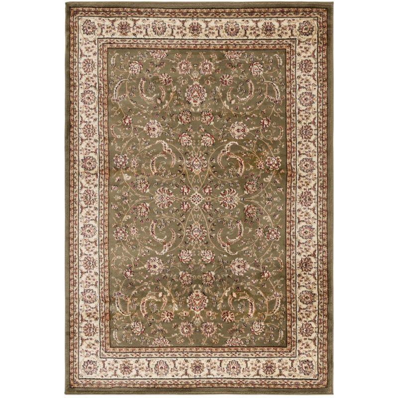 Lyndhurst LNH219 Power Loomed Area Rug - Sage/Ivory - 9'x12' - Safavieh
