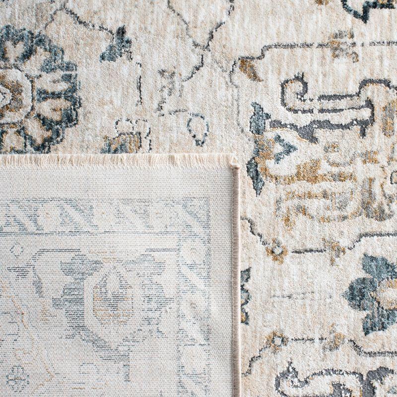 Dream DRM727 Power Loomed Area Rug - Ivory/Light Beige - 4'x6' - Safavieh.