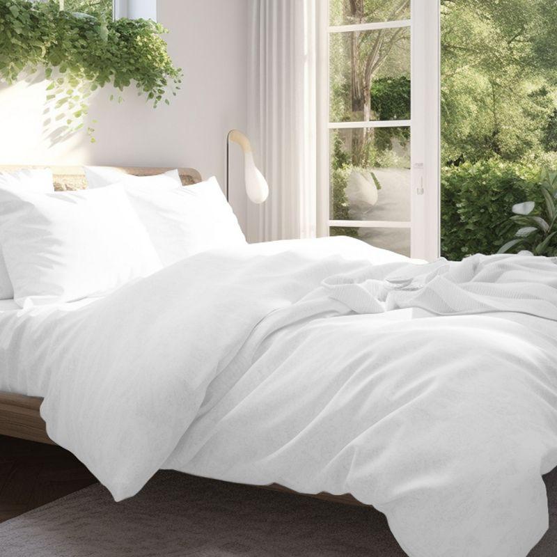 California King Natural Ivory Organic Cotton Percale Sheet Set