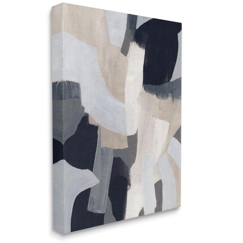 Neutral Tone Abstract Shapes Canvas Wall Art, 25 x 31