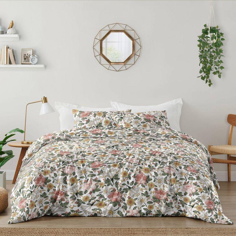 Vintage Floral Comforter Set